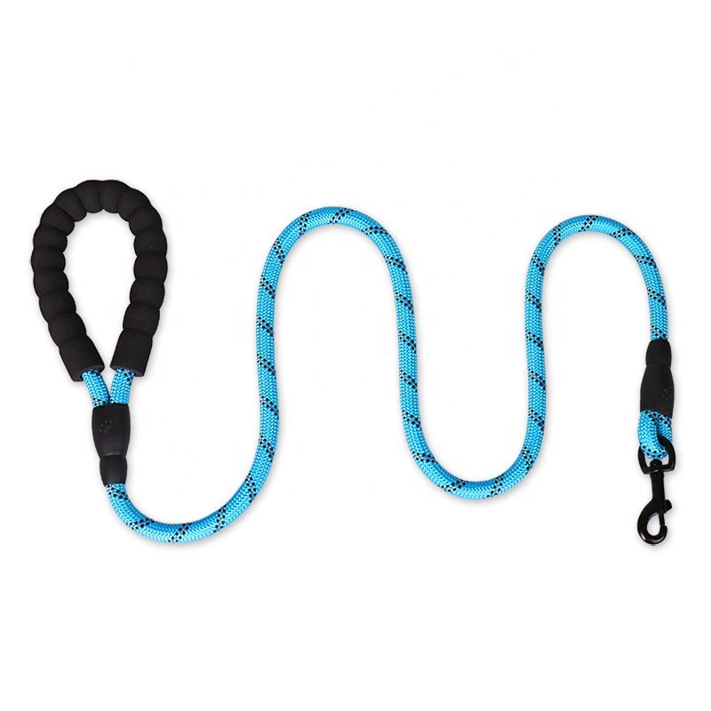 1.5m Reflective Nylon Dog Traction Rope Braided Climbing Rope Dog Lead Dog Leash cat leash and set