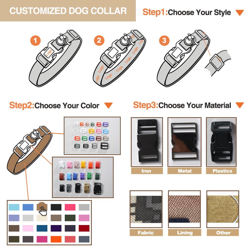 Pet Care Accessories Fashionable Design Pet Dog Collars