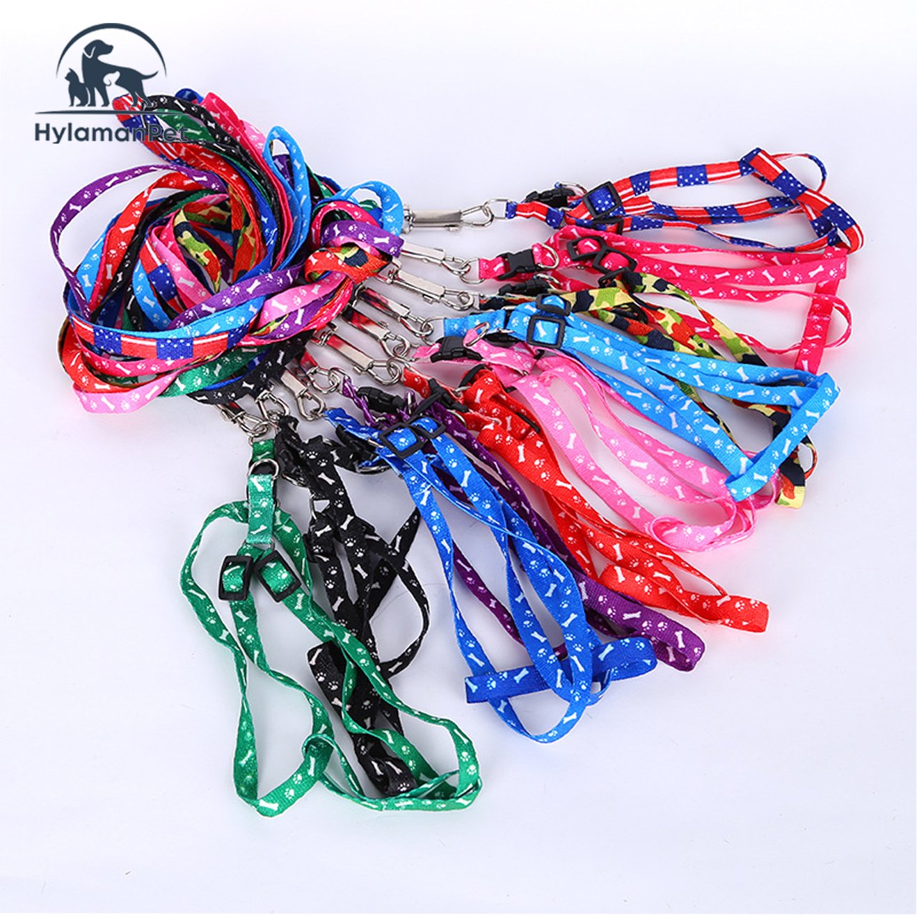 Pet cat dog design leash printed chest strap dog leash retractable dog leashes