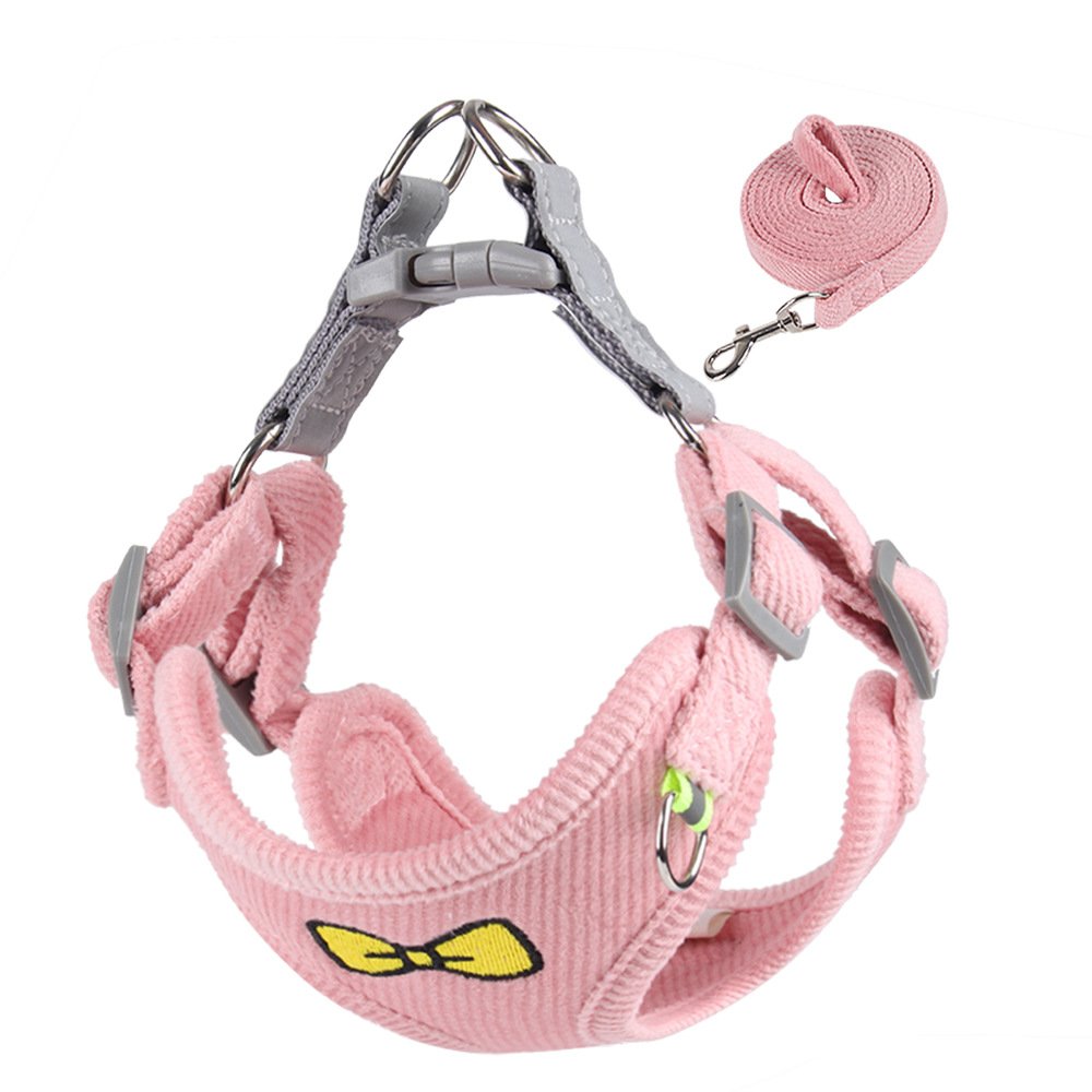 Drop Shipping Dog Cat Harness Reflective Vest Pet Chest Strap Leash Harness Set