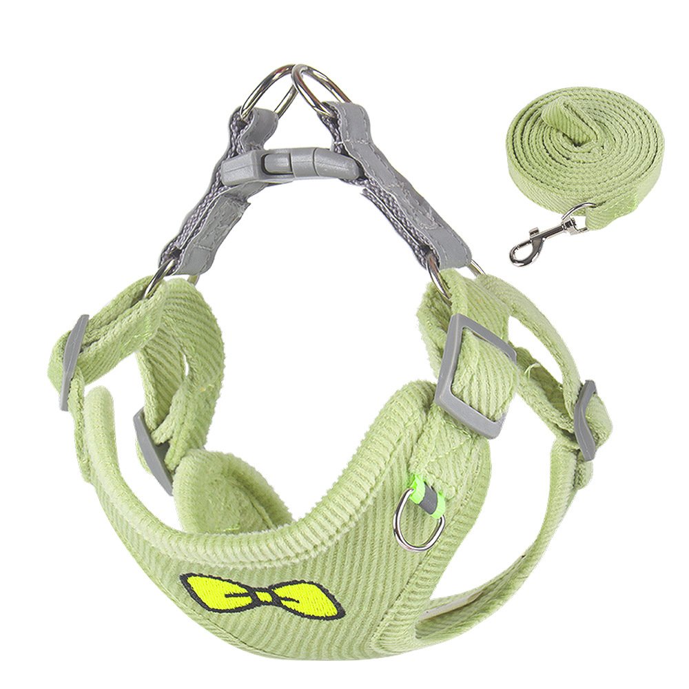 Drop Shipping Dog Cat Harness Reflective Vest Pet Chest Strap Leash Harness Set