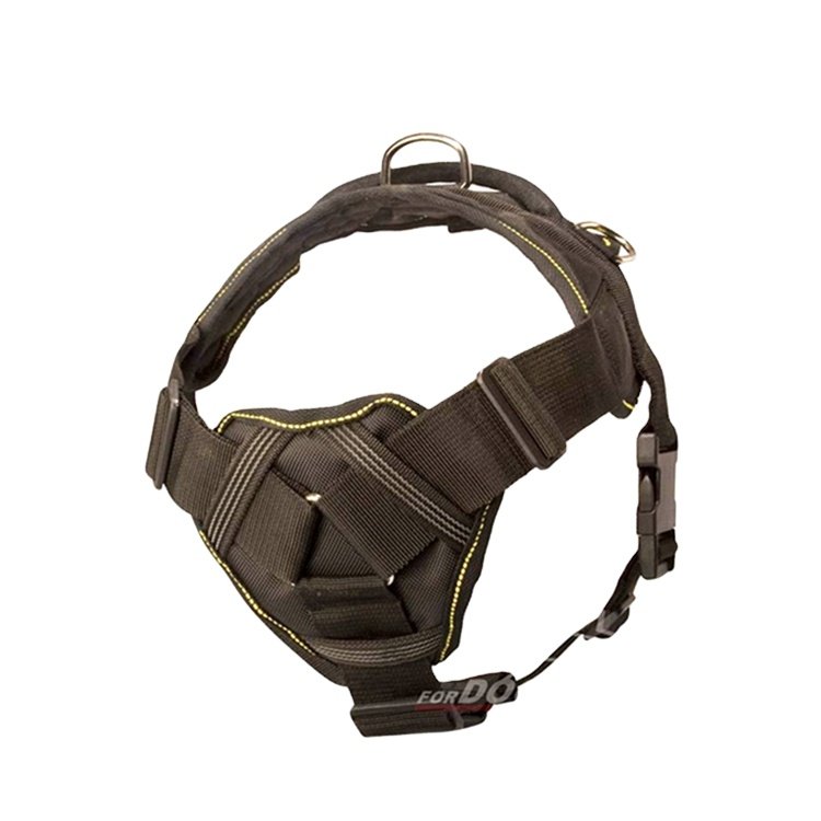 Safe durable dog training harness