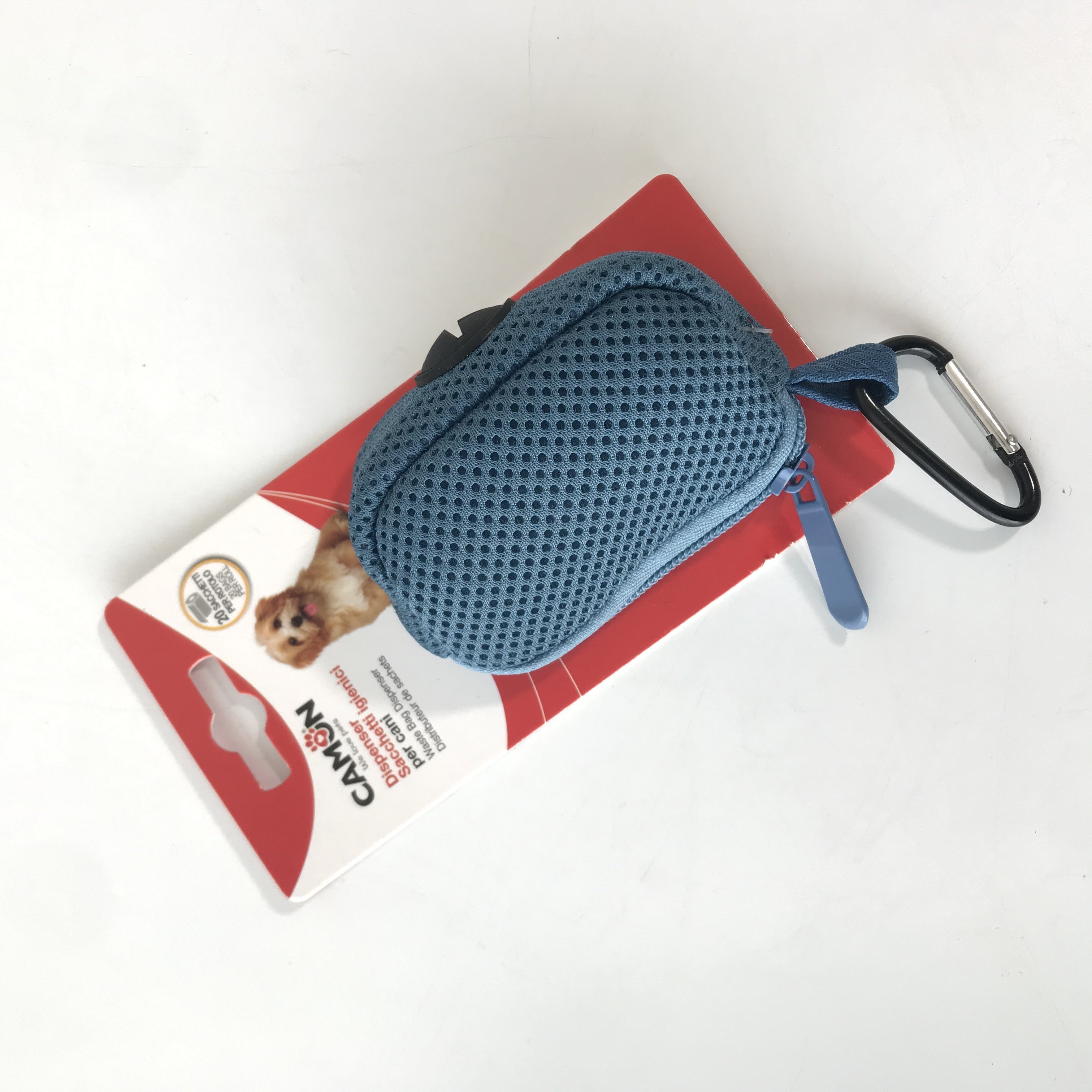 2024 Eco-friendly custom design air mesh pet dog poop bag holder biodegradable dog Poop bag pet dog waste bags