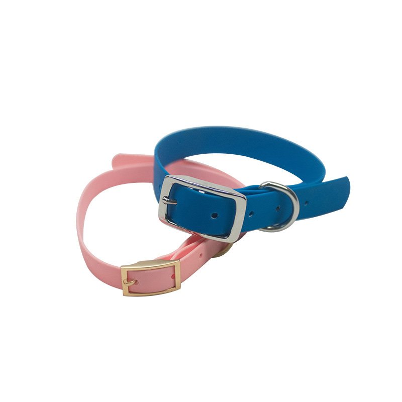 Pet dog collar custom logo PVC material zinc alloy waterproof lightweight comfortable pet products Pet collar