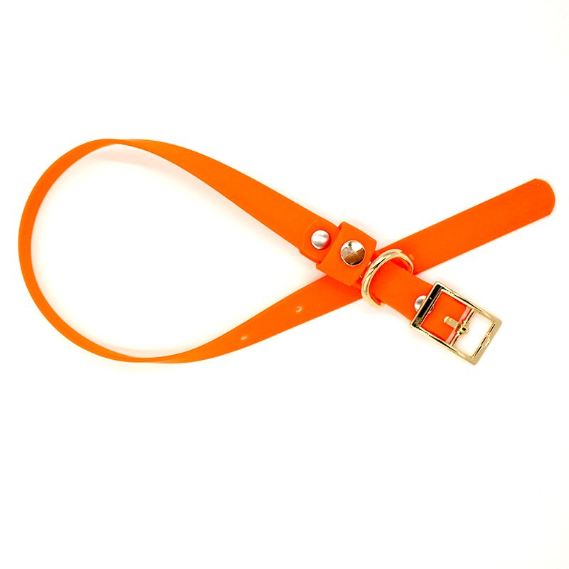 Pet dog collar custom logo PVC material zinc alloy waterproof lightweight comfortable pet products Pet collar