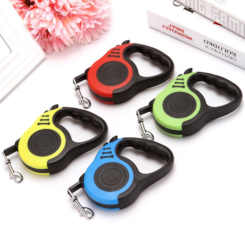 Adjustable ABS Retractable Automatic Retractable Strong Dog Leash With Handle Pet Traction Rope Outdoor Walking Dogs