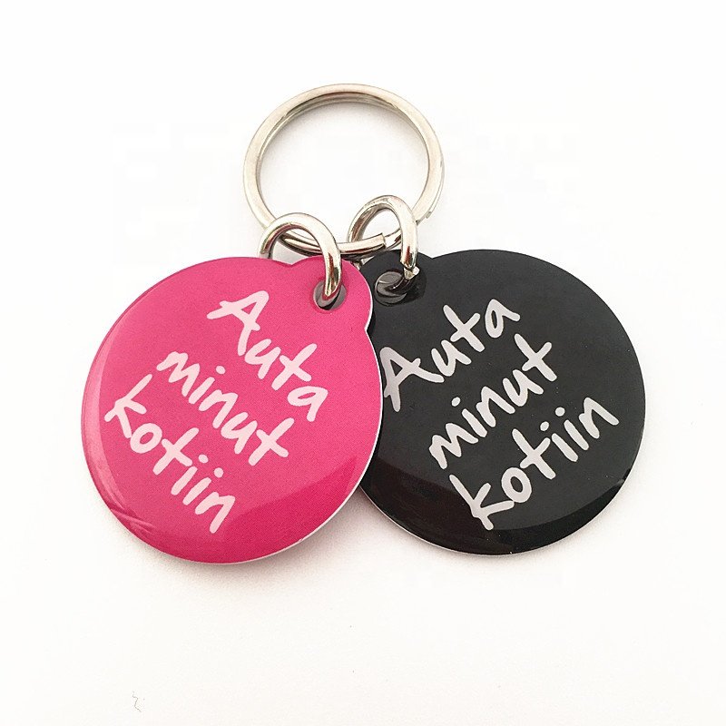 Cheap Metal Stainless Iron PVC Print Custom Logo Unique ID Tag QR Code Dog Collars Pet Tag Pet Products