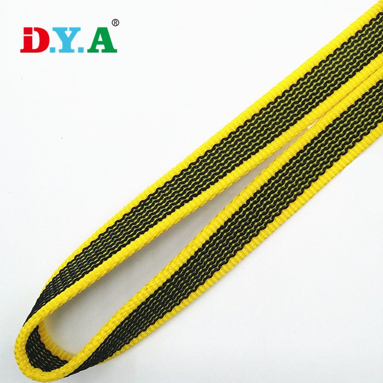 Wholesale custom color width 15mm 20mm 25mm anti slip rubber grip webbing non slip polypropylene dog leash webbing for pet belts