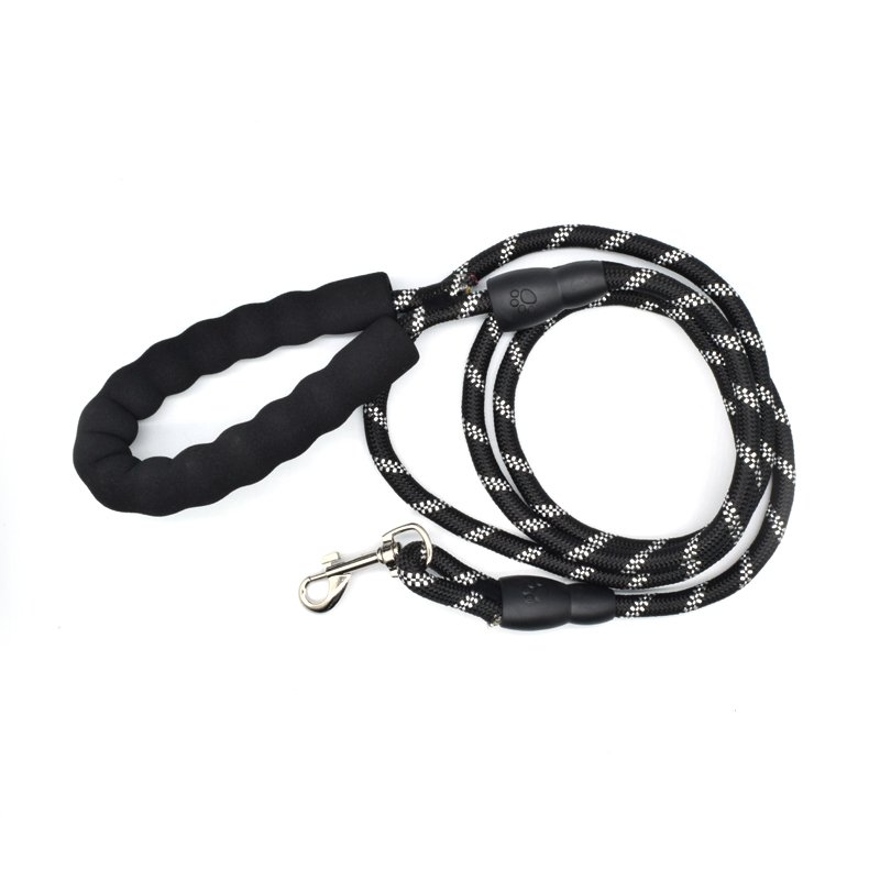 Wholesale Bulk Strong Sturdy Comfortable for Custom Woven Nylon Reflective Pet 5FT Durable Slip Dog Rope Leash