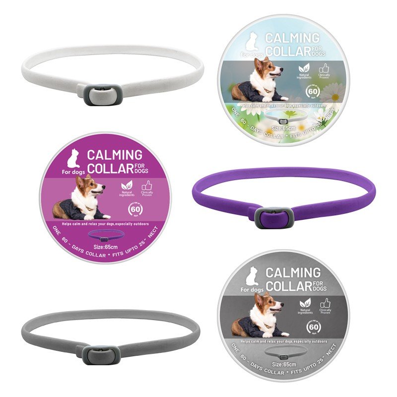 pet products calming collar for dog and cat to clam pet down