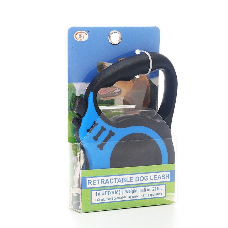 Hot Custom Puppy Telescopic Automatic Retractable Dog Leash Rope Non Slip Handle Lead Durable Heavy Duty Walking Pet Leashes