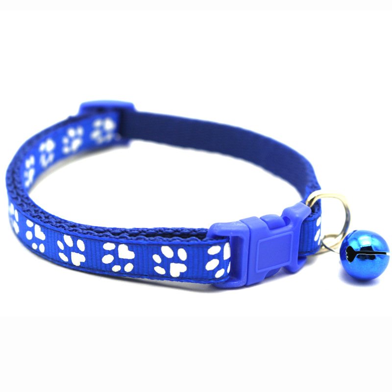 Free sample Cat Collar with Bell Adjustable Pet Collars cheap colorful necklace for small dogs and cats Breakaway Collar