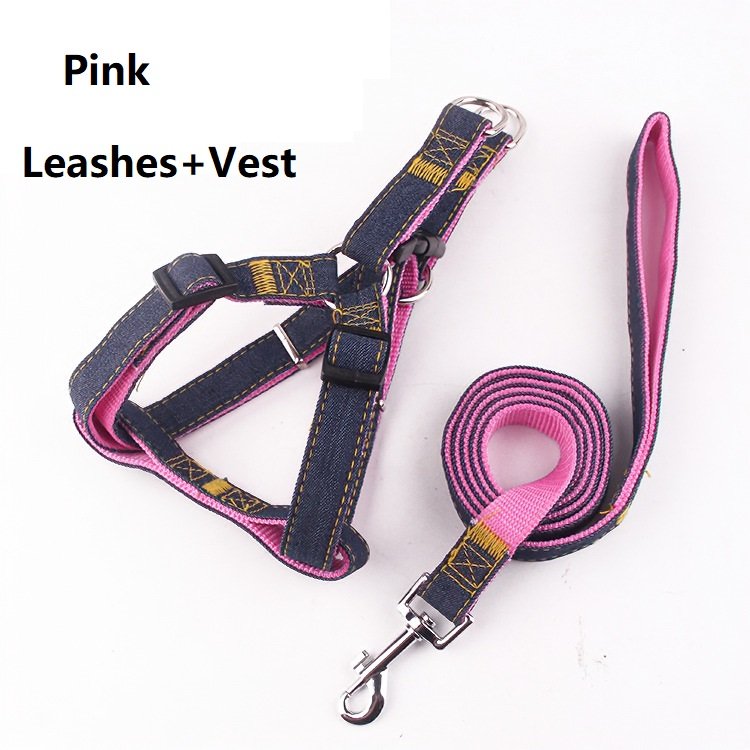 Durable Safty Hands Free Luxury Pet Collar Dog Leash Four Size Adjustable other pet collars, leashes & harnesses