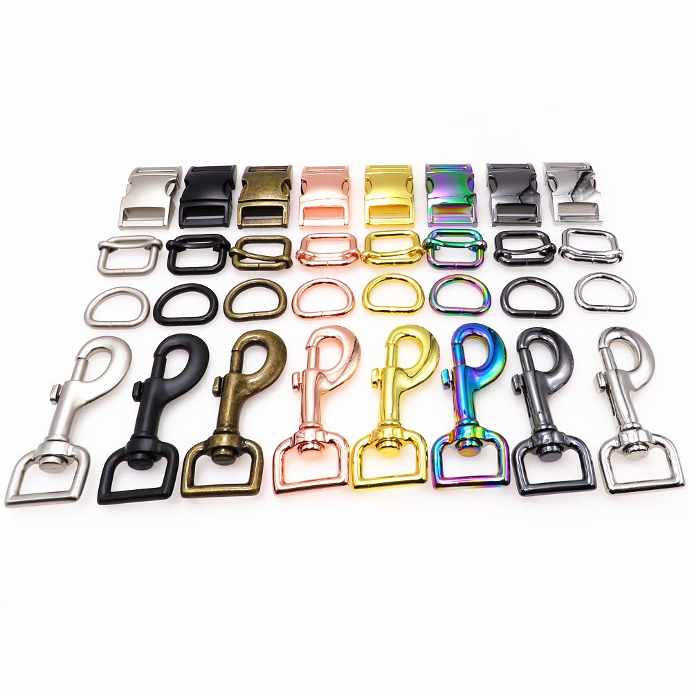 Hebilla de Liberacion lateral Manufacturer Metal Pet Accessory Wholesale Side Release Buckle For Dog Leash And Backpack