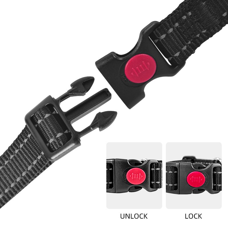 Dog collar reflective dog collar custom dog collar leather