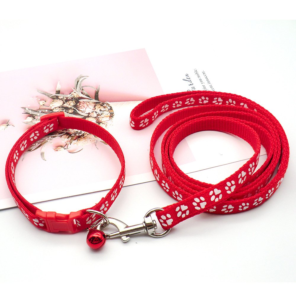 Cheap Wholesale Pet Collar And Leash Set Cute Puppy Collar Walking Dog Collar Leash Set