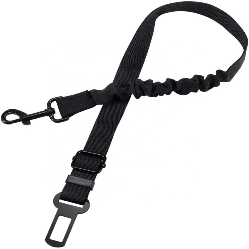 Manufacturer Wholesale Adjustable Universal Pet Dog Seat Belt Elastic Nylon Dog Belt