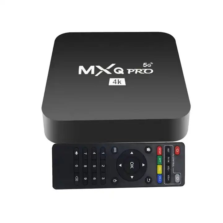 Newest Factory Box Android Media Player MXQPRO 4K 5G TV Box with channel