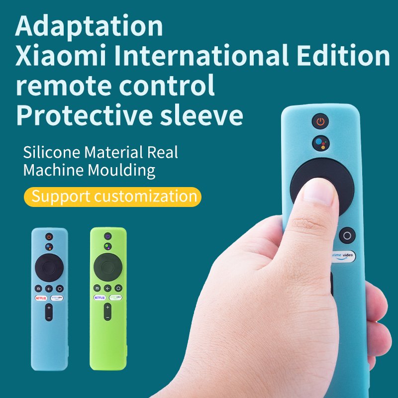 RYHX manufacturer low price bulk sales suitable for Mi Box S TV remote control washable silicone high quality protective cover