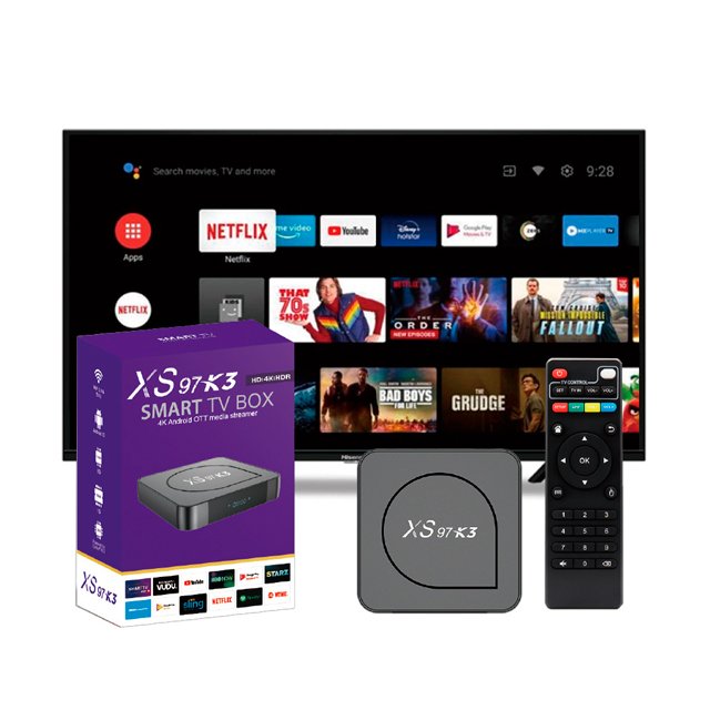 New cross-border foreign trade set-top box H313 dual band XS97 TV box 5G WIFI Android TVBOX