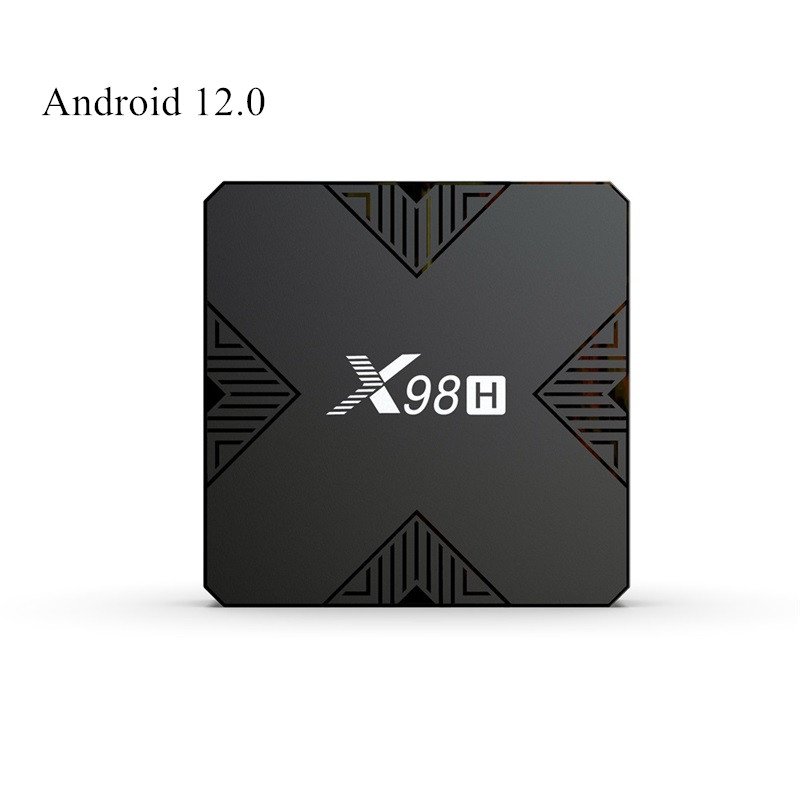 New Leadcool Android 12 Set Top Box X98H 4K HDR Smart TV Box Allwinner H618 Quad Core 5.8G WIFI USB2.0