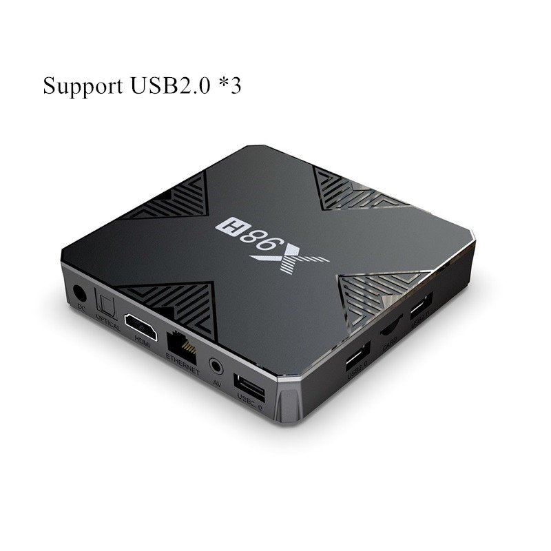 New Leadcool Android 12 Set Top Box X98H 4K HDR Smart TV Box Allwinner H618 Quad Core 5.8G WIFI USB2.0