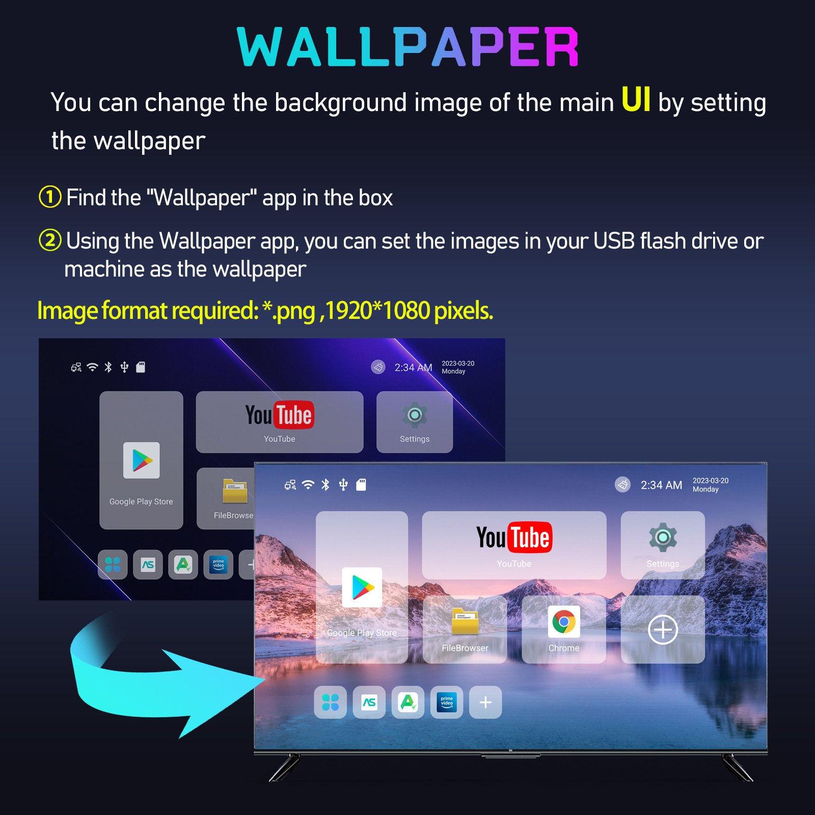 Yinzam Newest H96 max 8K Smart TV Box Android 13 With 2.4G/5Ghz Wifi 4k Tv Box 4GB 64GB Set Top Box Android Host for Projector