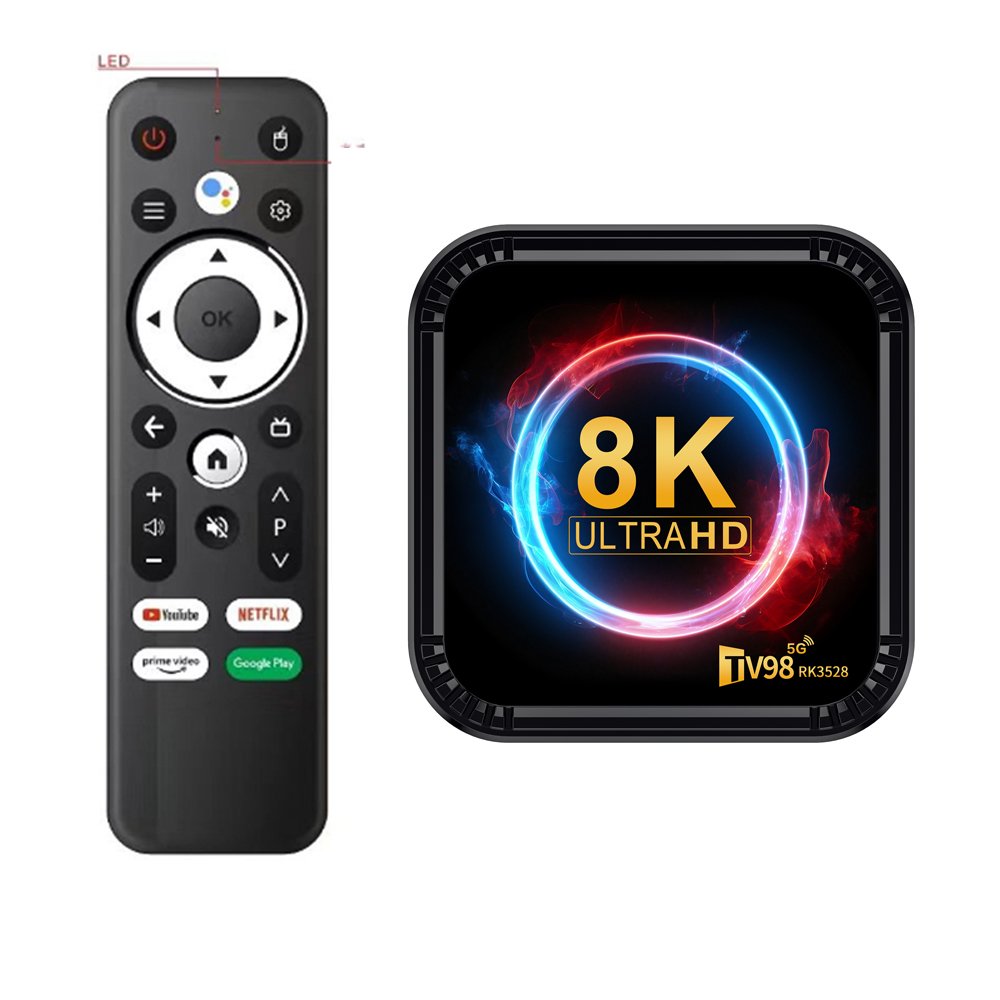 russia tv box TV98 RK3528 smart tv box 2GB/4GB 2.4/5G BT 5.0 best TV box