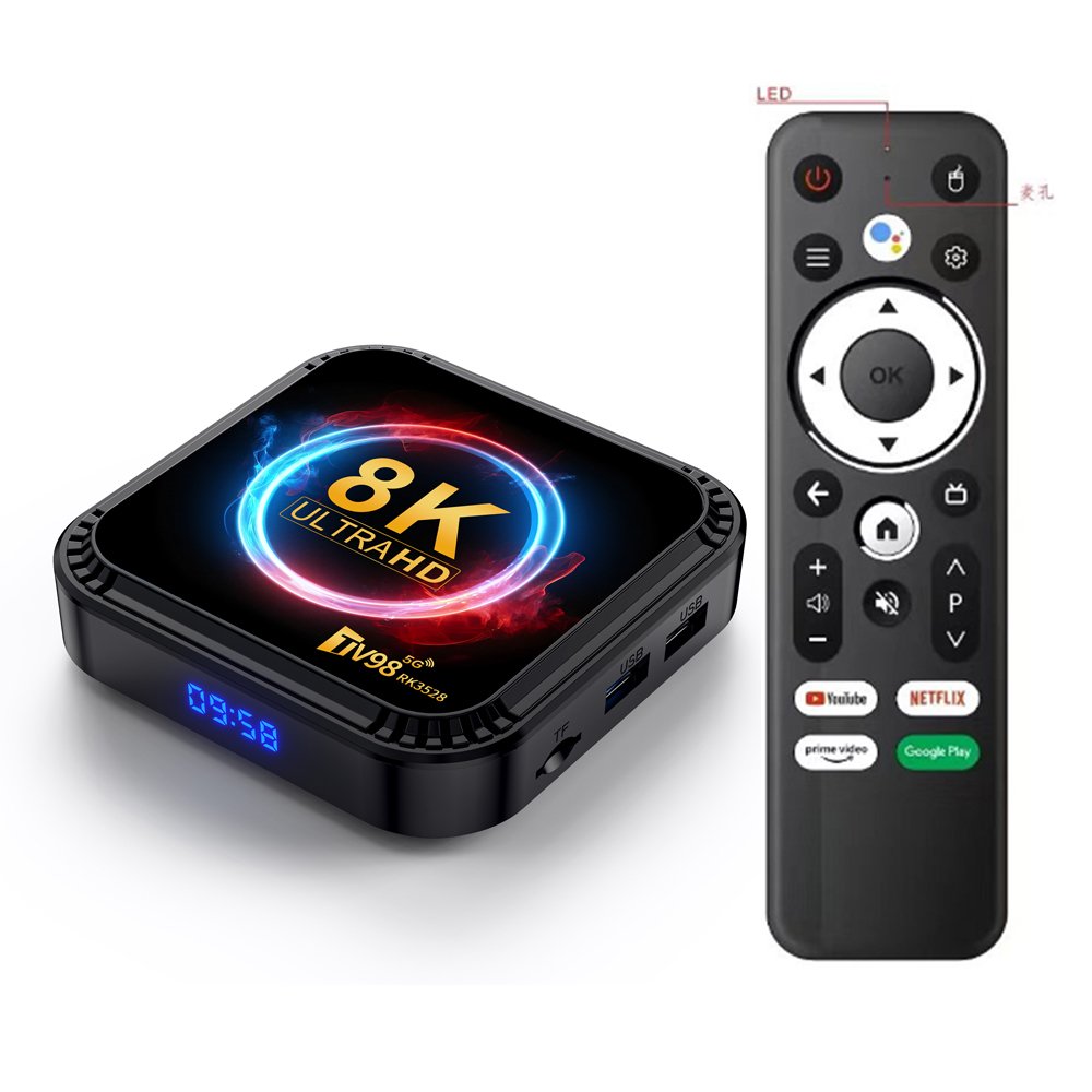 russia tv box TV98 RK3528 smart tv box 2GB/4GB 2.4/5G BT 5.0 best TV box