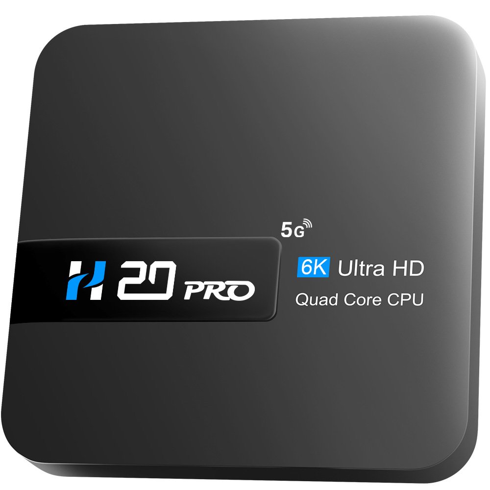H20PRO Android 10.0 Smart TV Box 2GB RAM 8GB ROM Allwinner H616 Quad-core 2.4G/5G WIFI BT4.0 1000M 6K Media Player Set Top Box
