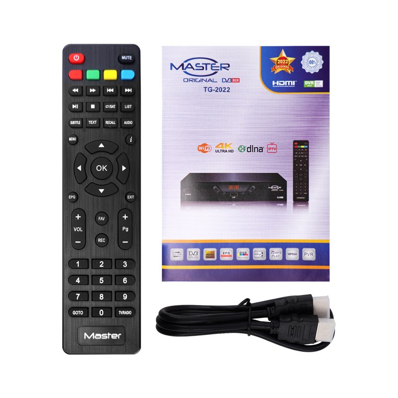 Master TG-2022 satellite receiver decoder set top box dvb-s2 support WiFi OEM order
