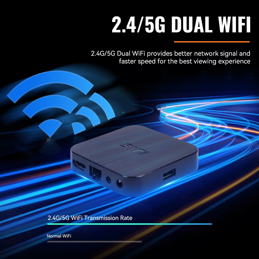 2024 New H313 Network Set Top Box ATV System 4K HD U16 Android Set Top Box