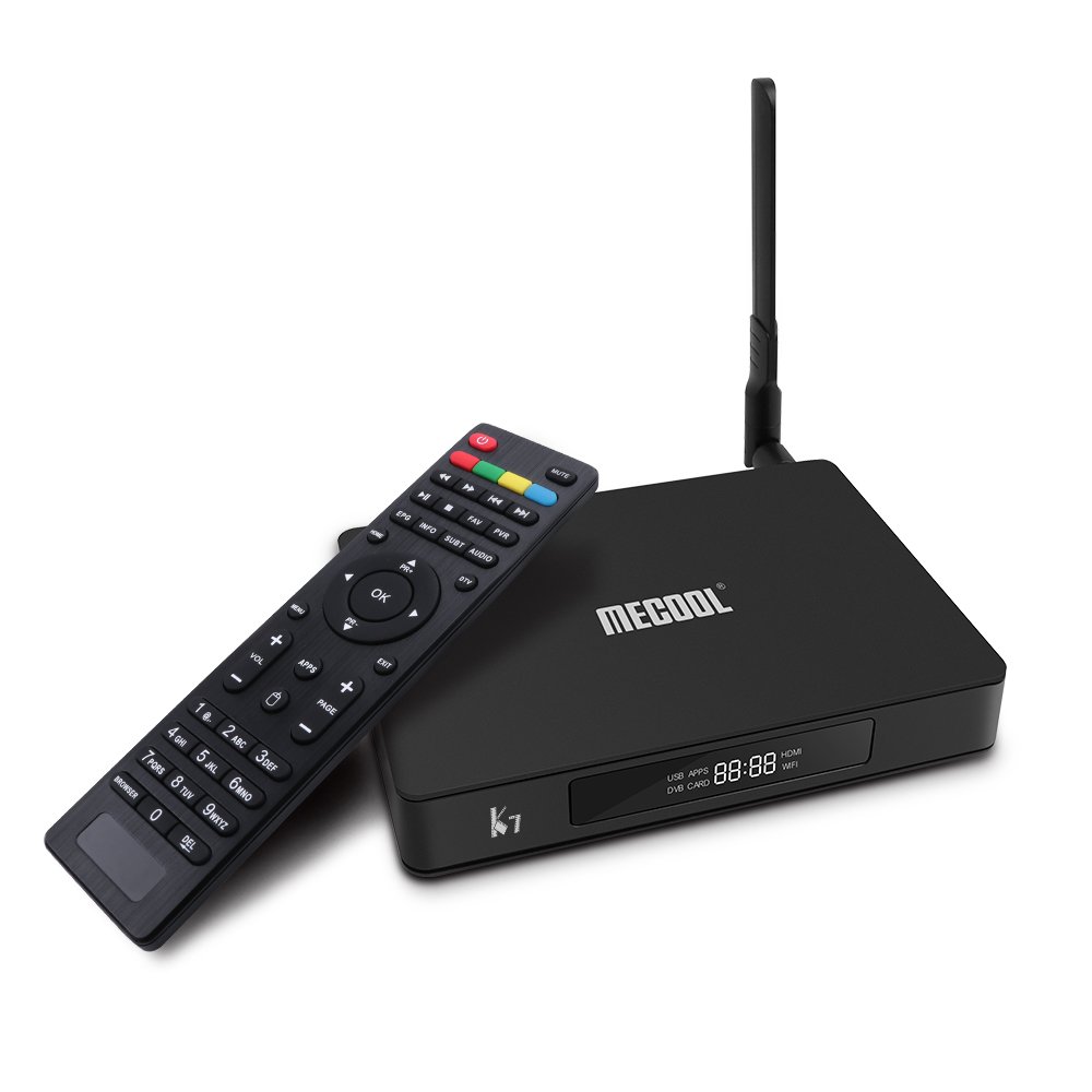 Amlogic S905X2 DDR4 4GB 64GB Android 9 DVB T2/S2/C Combo Digital TV Receiver 5G Wireless 4K Android TV Box K7 with Antenna