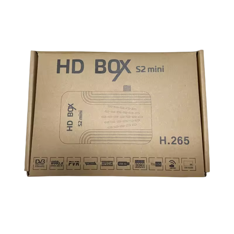 Hot selling DVB S2 satellite receiver H265 set-top box, supporting high-definition 4K, Biss PATCH Cccam Newcca HEVC decoder