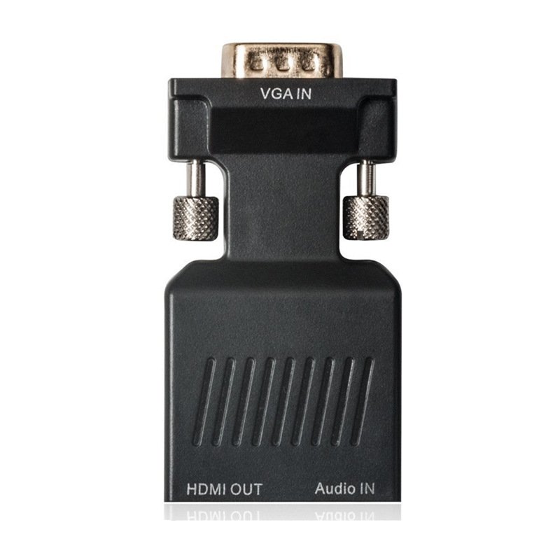 HDMI to VGA Audio Output Cable Computer Set-top Box Converter Connector Adapter for Laptop PC Monitor Projector HDTV Chromebook
