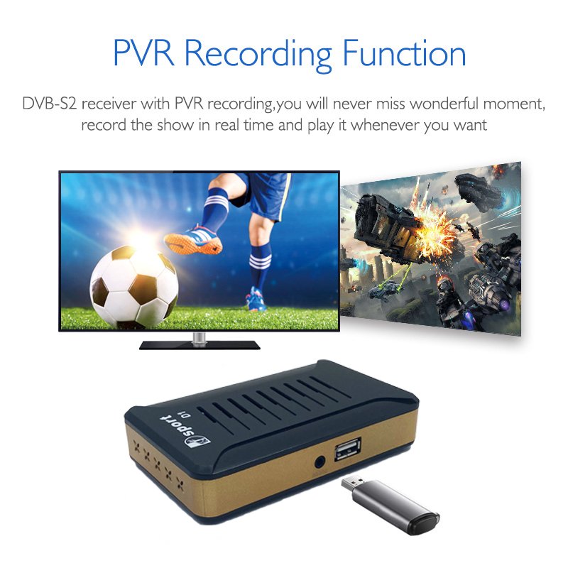 Africa Dvb-s2 built-in wifi FTA Decoders tuner Dsport iks server Mini Satellite Tv Receiver Dvb S2 Free DTH card set-top box