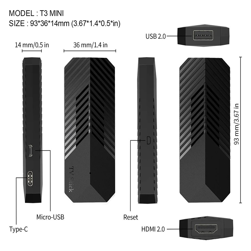 MXQ MINI RK3228A Android 10 TV Stick T3 H313 Fire Tvstick TV3 Fire Sticks R3 Tvstick S905X Tvbox Dongle TV Receiver Set-top Box