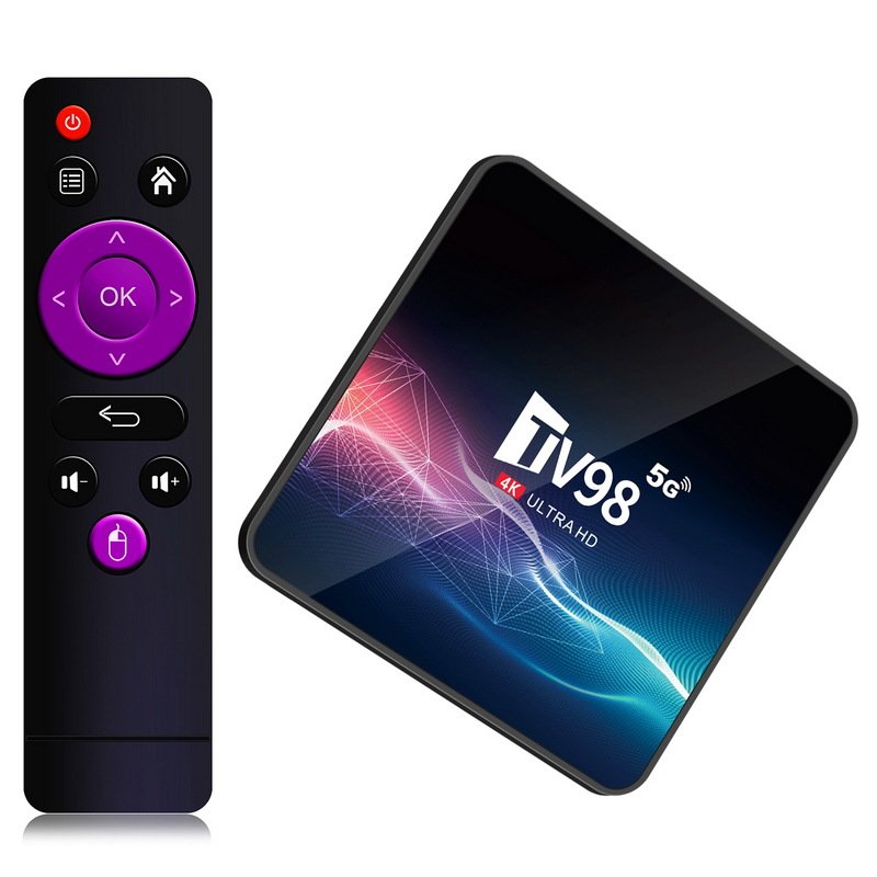 2024 new TV98 H313 set-top box H3134K high-definition dual band WIFI network TV box TV box