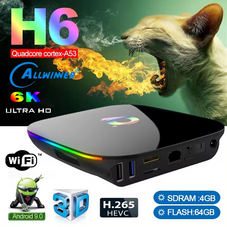 2024 Newest 8K System Best 4K Smart TV Android 1+8GB Mega OTT Smart 4K High Quality Android 11.0 TV Box