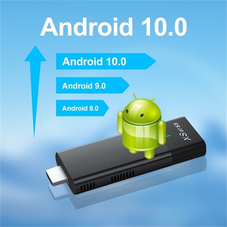 New Leadcool Android 10 TV Fire Stick XS97 S3 Smart TV Stick 1GB RAM 8GB EMMC Set Top Box Allwinner H313 CPU 4K HDR