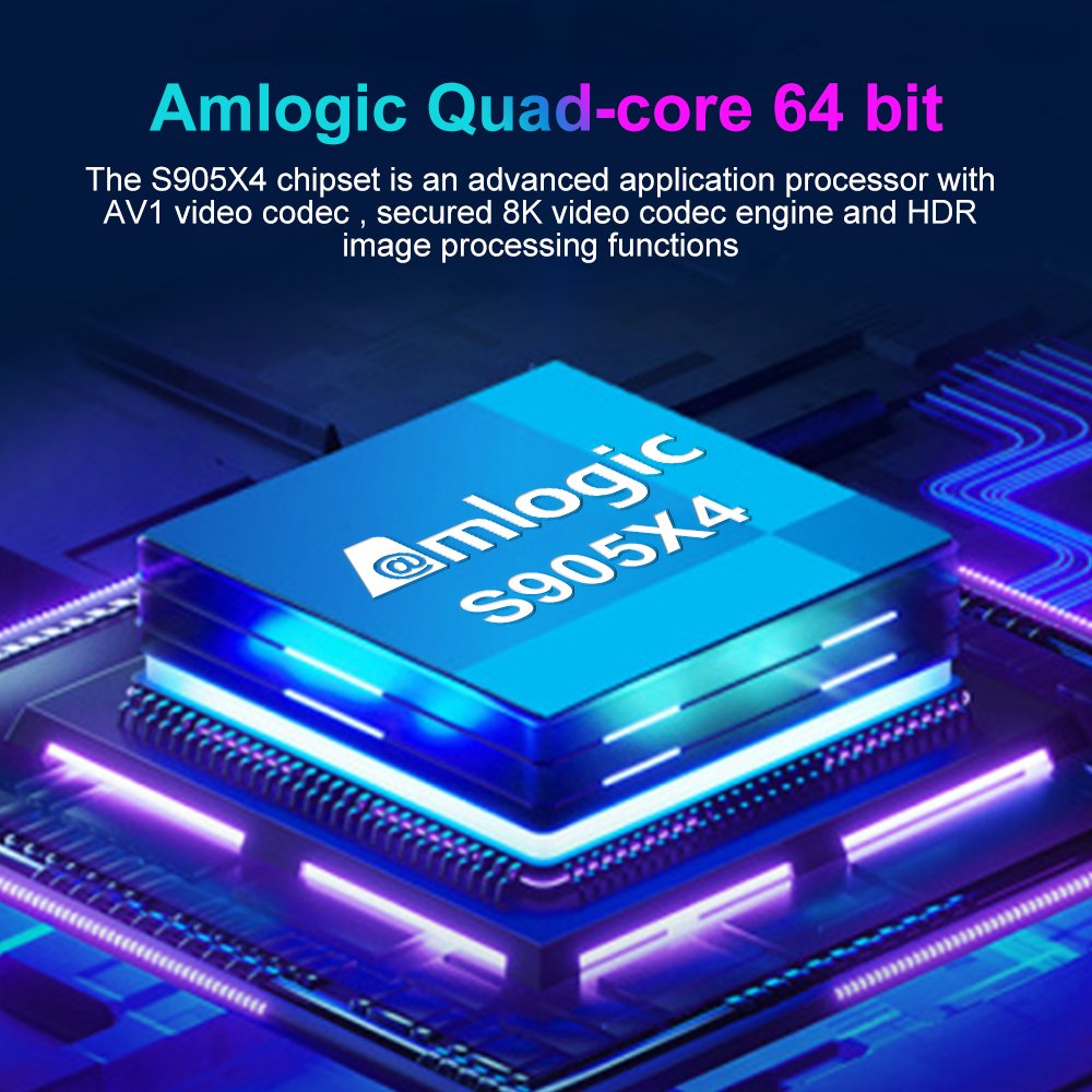 wholesale Amlogic S905 8K tv box 1000M DDR4 4GB Ram 32GB 64GB Rom 5G WiFi OTT set top box Android 11 TV Box with Voice Remote