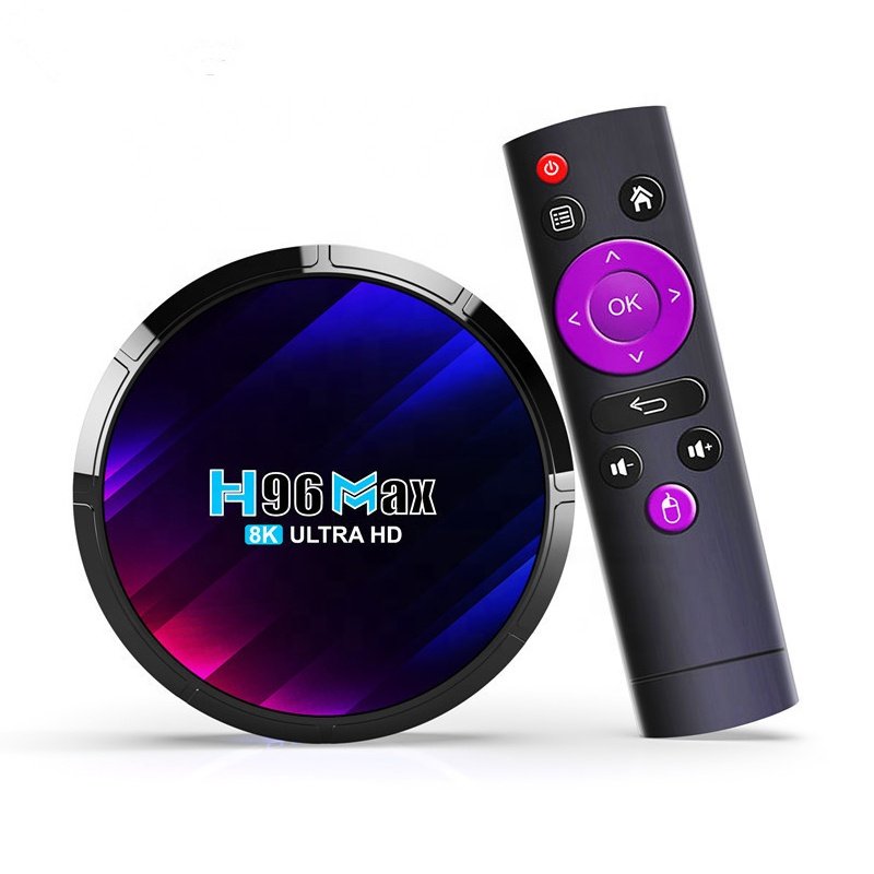 H96 Max 8K Ultra Set Top Box Cheap Set-top Box 8K Android 13 Smart 4GB RAM 64GB ROM Android TV Box
