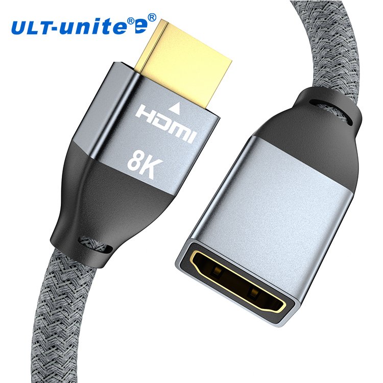 ULT-unite HDMI Cable 48Gbps 8K 60Hz 4K 120Hz HDMI Extension Cable For computer,TV set,STB