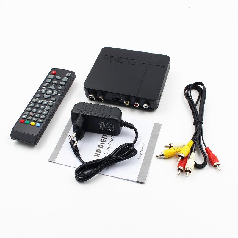 Hot Sale Portable DVB-T2 TV Antenna with HD Power Convenient Indoor Set-Top Box