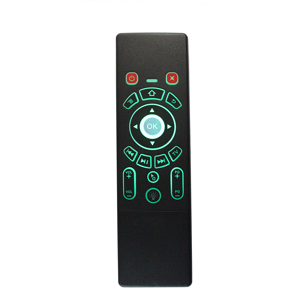 Air Mouse Remote with Keyboard, 2.4G Mini Wireless Keyboard with Touchpad for Smart TV, Android TV Box, PC, Projector, Computer,