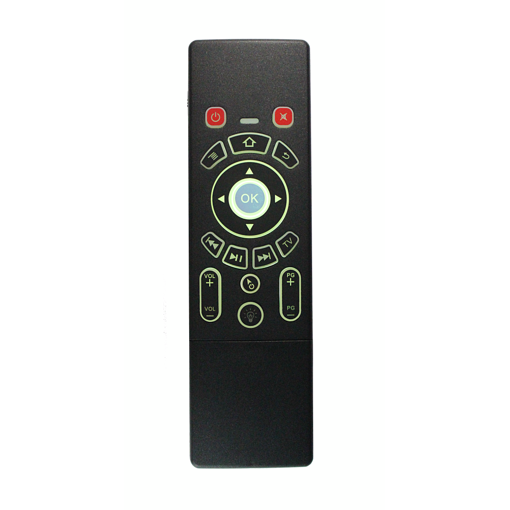 Air Mouse Remote with Keyboard, 2.4G Mini Wireless Keyboard with Touchpad for Smart TV, Android TV Box, PC, Projector, Computer,