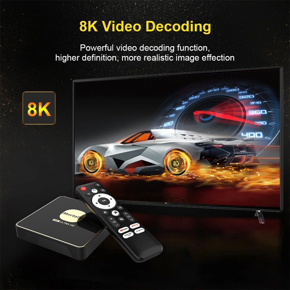 Montal T3 Android 13 Smart TV BOX Support 8K Video RK3528 WiFi6 Bluetooth 5.0 Voice Remote Control Set Top Box 2024