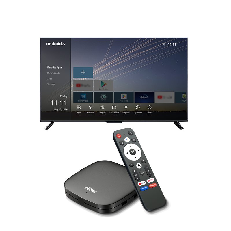 2024 Hot selling Android TV BOX Hi96 G1 GK632X 2.4G/5G WIFI Quad Core 4K Smart Set-Top Box