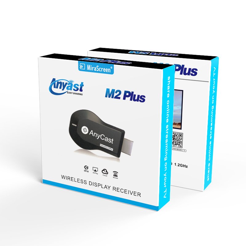For IOS Android To TV Projector Support Miracast Airplay DLNA Top Selling Miracast Anycast M2 Plus 1080p Wifi Display Dongle