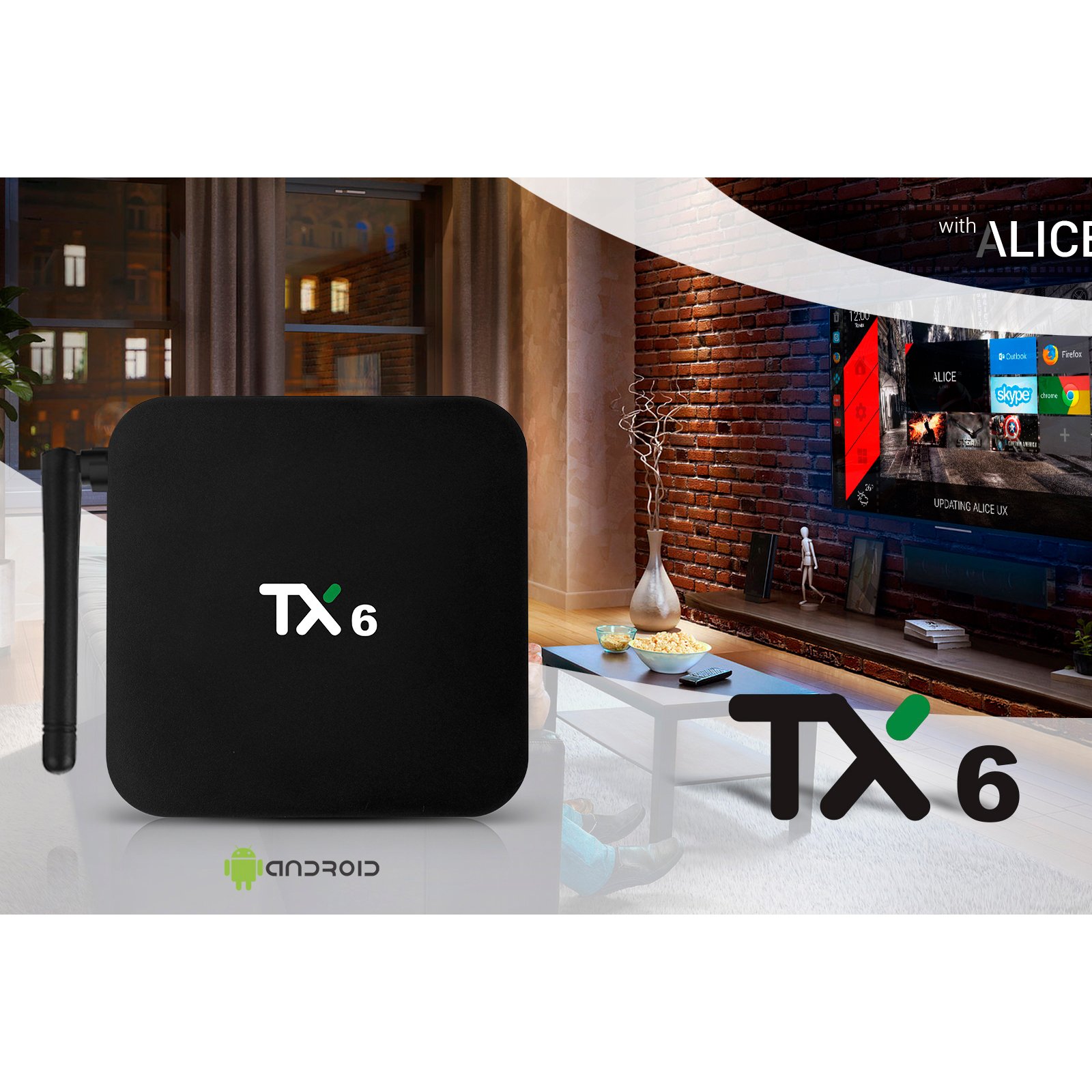 Top Box 4k Smart Android Tv Box 9.0 2GB RAM 16GB ROM TX6 H6 4K Set 4k Quad Core OEM & ODM Android